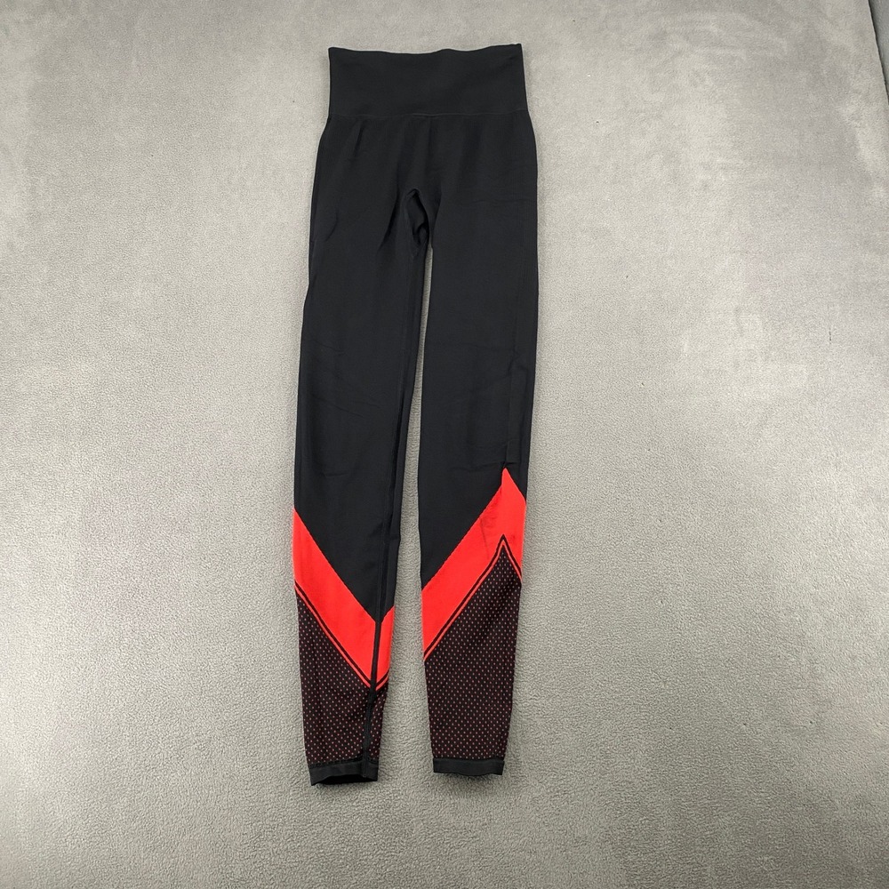Pink Victoria's Secret Cool & Comfy Seamless Leggings Black Red XS